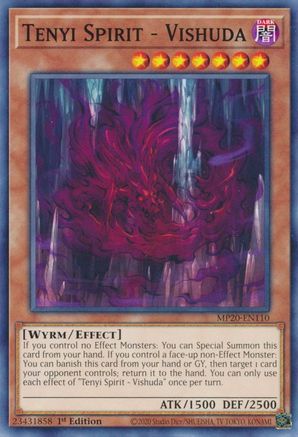 Tenyi Spirit - Vishuda (MP20-EN110) - 2020 Tin of Lost Memories 1st Edition - Premium Yugioh Single from Konami - Just $0.25! Shop now at Game Crave Tournament Store