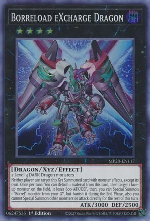 Borreload eXcharge Dragon (MP20-EN117) - 2020 Tin of Lost Memories 1st Edition - Premium Yugioh Single from Konami - Just $0.25! Shop now at Game Crave Tournament Store