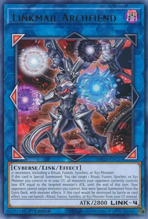 Linkmail Archfiend (MP20-EN125) - 2020 Tin of Lost Memories 1st Edition - Premium Yugioh Single from Konami - Just $0.25! Shop now at Game Crave Tournament Store