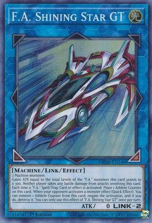 F.A. Shining Star GT (MP20-EN144) - 2020 Tin of Lost Memories 1st Edition - Premium Yugioh Single from Konami - Just $0.25! Shop now at Game Crave Tournament Store