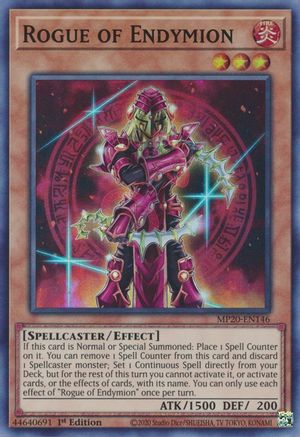 Rogue of Endymion (MP20-EN146) - 2020 Tin of Lost Memories 1st Edition - Premium Yugioh Single from Konami - Just $0.25! Shop now at Game Crave Tournament Store