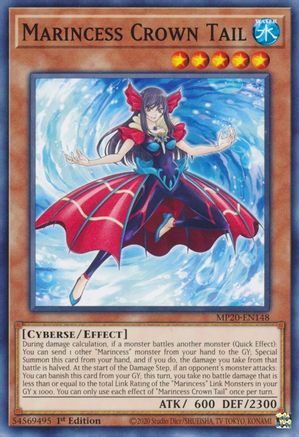 Marincess Crown Tail (MP20-EN148) - 2020 Tin of Lost Memories 1st Edition - Premium Yugioh Single from Konami - Just $0.25! Shop now at Game Crave Tournament Store