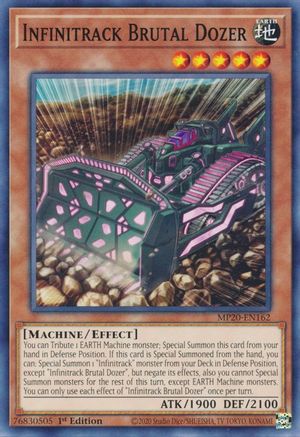 Infinitrack Brutal Dozer (MP20-EN162) - 2020 Tin of Lost Memories 1st Edition - Premium Yugioh Single from Konami - Just $0.08! Shop now at Game Crave Tournament Store