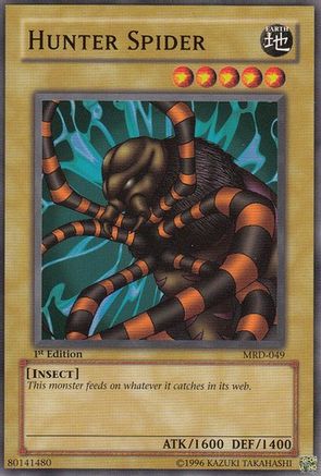 Hunter Spider (MRD-049) - Metal Raiders 1st Edition - Premium Yugioh Single from Konami - Just $1.07! Shop now at Game Crave Tournament Store