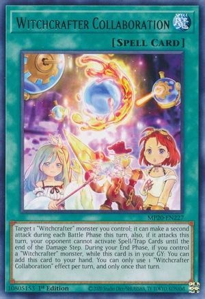 Witchcrafter Collaboration (MP20-EN227) - 2020 Tin of Lost Memories 1st Edition - Premium Yugioh Single from Konami - Just $0.45! Shop now at Game Crave Tournament Store