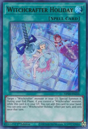 Witchcrafter Holiday (MP20-EN226) - 2020 Tin of Lost Memories 1st Edition - Premium Yugioh Single from Konami - Just $1.14! Shop now at Game Crave Tournament Store