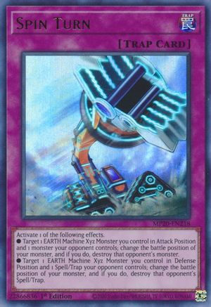 Spin Turn (MP20-EN218) - 2020 Tin of Lost Memories 1st Edition - Premium Yugioh Single from Konami - Just $0.08! Shop now at Game Crave Tournament Store