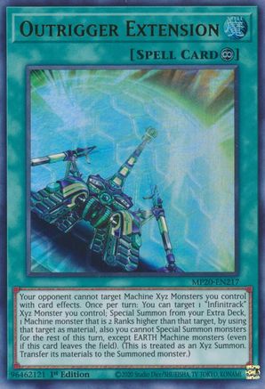 Outrigger Extension (MP20-EN217) - 2020 Tin of Lost Memories 1st Edition - Premium Yugioh Single from Konami - Just $0.25! Shop now at Game Crave Tournament Store