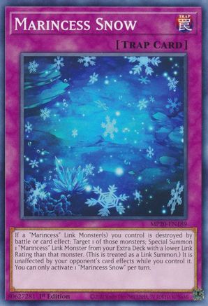 Marincess Snow (MP20-EN189) - 2020 Tin of Lost Memories 1st Edition - Premium Yugioh Single from Konami - Just $0.25! Shop now at Game Crave Tournament Store