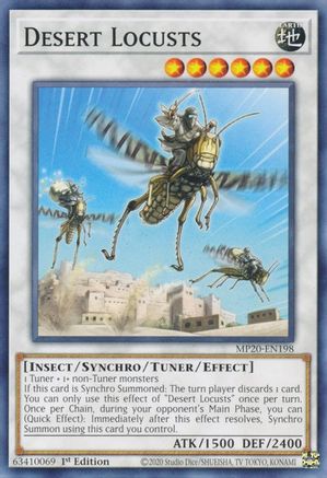 Desert Locusts (MP20-EN198) - 2020 Tin of Lost Memories 1st Edition - Premium Yugioh Single from Konami - Just $0.25! Shop now at Game Crave Tournament Store