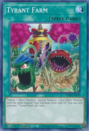 Tyrant Farm (MP20-EN199) - 2020 Tin of Lost Memories 1st Edition - Premium Yugioh Single from Konami - Just $0.25! Shop now at Game Crave Tournament Store