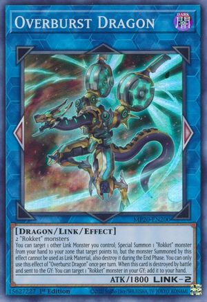 Overburst Dragon (MP20-EN200) - 2020 Tin of Lost Memories 1st Edition - Premium Yugioh Single from Konami - Just $0.25! Shop now at Game Crave Tournament Store