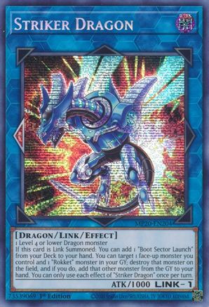 Striker Dragon (MP20-EN204) - 2020 Tin of Lost Memories 1st Edition - Premium Yugioh Single from Konami - Just $0.73! Shop now at Game Crave Tournament Store