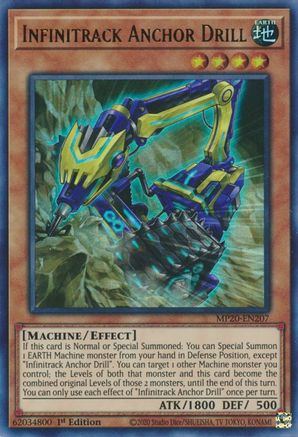 Infinitrack Anchor Drill (MP20-EN207) - 2020 Tin of Lost Memories 1st Edition - Premium Yugioh Single from Konami - Just $0.94! Shop now at Game Crave Tournament Store