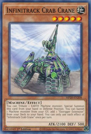 Infinitrack Crab Crane (MP20-EN208) - 2020 Tin of Lost Memories 1st Edition - Premium Yugioh Single from Konami - Just $0.25! Shop now at Game Crave Tournament Store