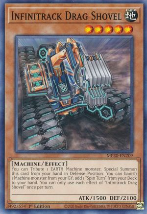 Infinitrack Drag Shovel (MP20-EN209) - 2020 Tin of Lost Memories 1st Edition - Premium Yugioh Single from Konami - Just $0.08! Shop now at Game Crave Tournament Store