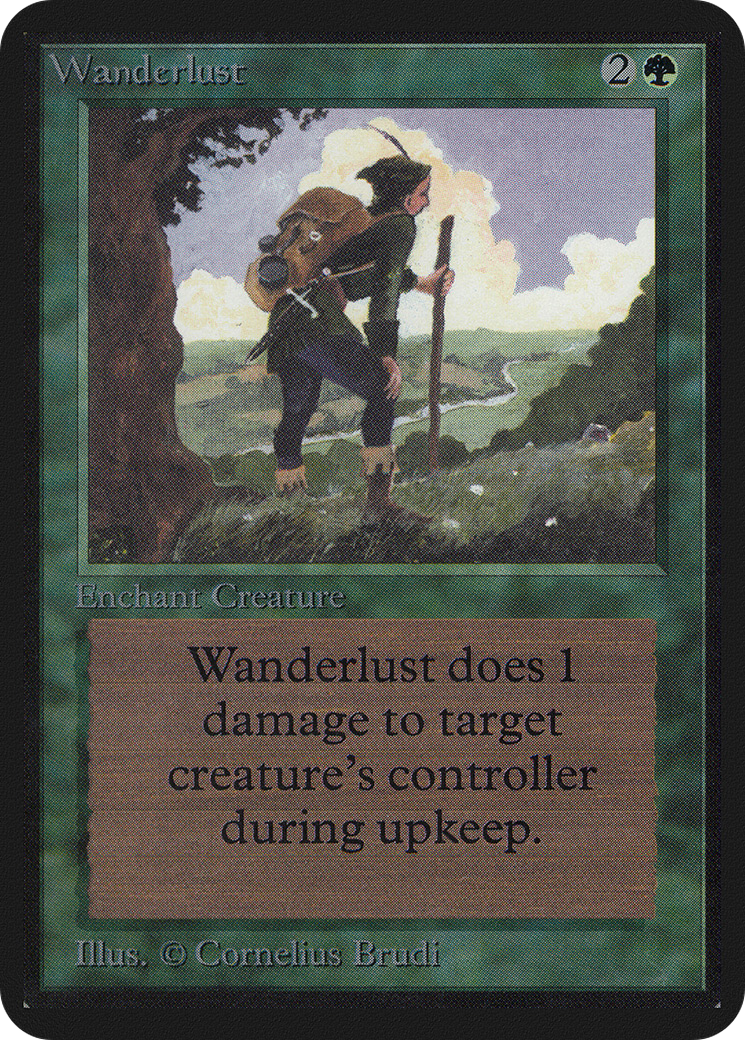Wanderlust (LEA-226) - Limited Edition Alpha - Premium MTG Single from Wizards of the Coast - Just $13.34! Shop now at Game Crave Tournament Store