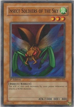 Insect Soldiers of the Sky (MRD-101) - Metal Raiders Unlimited - Premium Yugioh Single from Konami - Just $0.25! Shop now at Game Crave Tournament Store