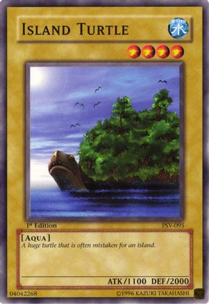 Island Turtle (PSV-095) - Pharaoh's Servant Unlimited - Premium Yugioh Single from Konami - Just $0.25! Shop now at Game Crave Tournament Store