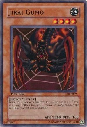 Jirai Gumo (MRD-089) - Metal Raiders 1st Edition - Premium Yugioh Single from Konami - Just $2.52! Shop now at Game Crave Tournament Store