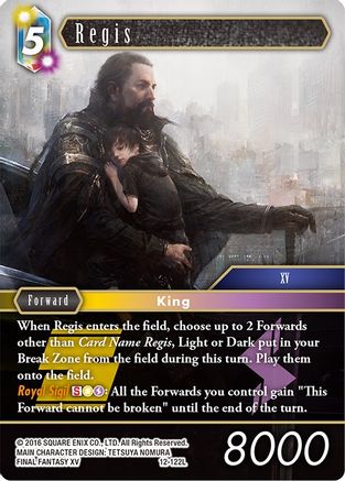 Regis (OPUS XII) Foil - Premium Final Fantasy Single from Opus XII - Just $27.07! Shop now at Game Crave Tournament Store