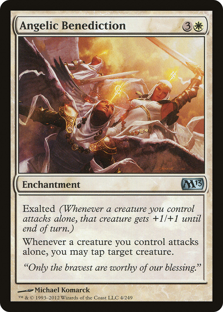 Angelic Benediction (M13-004) - Magic 2013 - Premium MTG Single from Wizards of the Coast - Just $0.08! Shop now at Game Crave Tournament Store