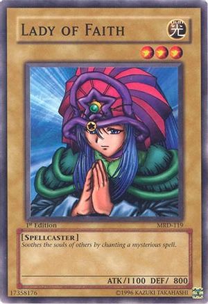 Lady of Faith (MRD-119) - Metal Raiders 1st Edition - Premium Yugioh Single from Konami - Just $0.99! Shop now at Game Crave Tournament Store