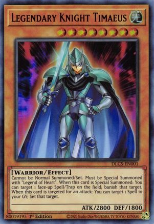 Legendary Knight Timaeus (DLCS-EN001) - Dragons of Legend: The Complete Series 1st Edition - Premium Yugioh Single from Konami - Just $1.45! Shop now at Game Crave Tournament Store