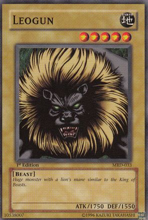 Leogun (MRD-033) - Metal Raiders 1st Edition - Premium Yugioh Single from Konami - Just $0.75! Shop now at Game Crave Tournament Store