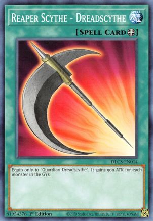 Reaper Scythe - Dreadscythe (DLCS-EN014) - Dragons of Legend: The Complete Series 1st Edition - Premium Yugioh Single from Konami - Just $0.25! Shop now at Game Crave Tournament Store