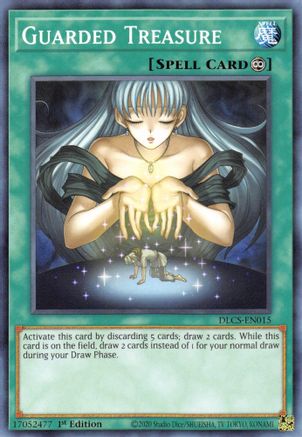 Guarded Treasure (DLCS-EN015) - Dragons of Legend: The Complete Series 1st Edition - Premium Yugioh Single from Konami - Just $0.25! Shop now at Game Crave Tournament Store
