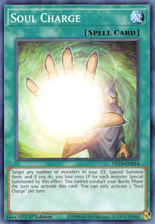 Soul Charge (DLCS-EN016) - Dragons of Legend: The Complete Series 1st Edition - Premium Yugioh Single from Konami - Just $0.38! Shop now at Game Crave Tournament Store