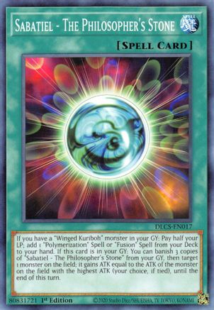 Sabatiel - The Philosopher's Stone (DLCS-EN017) - Dragons of Legend: The Complete Series 1st Edition - Premium Yugioh Single from Konami - Just $0.25! Shop now at Game Crave Tournament Store