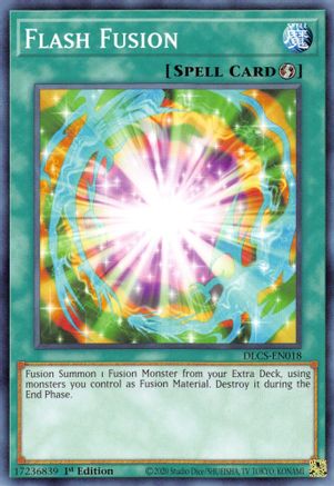 Flash Fusion (DLCS-EN018) - Dragons of Legend: The Complete Series 1st Edition - Premium Yugioh Single from Konami - Just $0.25! Shop now at Game Crave Tournament Store