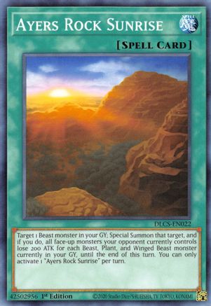 Ayers Rock Sunrise (DLCS-EN022) - Dragons of Legend: The Complete Series 1st Edition - Premium Yugioh Single from Konami - Just $0.25! Shop now at Game Crave Tournament Store