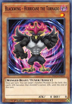 Blackwing - Hurricane the Tornado (DLCS-EN031) - Dragons of Legend: The Complete Series 1st Edition - Premium Yugioh Single from Konami - Just $0.25! Shop now at Game Crave Tournament Store