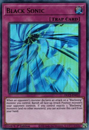 Black Sonic (DLCS-EN032) - Dragons of Legend: The Complete Series 1st Edition - Premium Yugioh Single from Konami - Just $0.58! Shop now at Game Crave Tournament Store