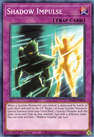 Shadow Impulse (DLCS-EN034) - Dragons of Legend: The Complete Series 1st Edition - Premium Yugioh Single from Konami - Just $0.08! Shop now at Game Crave Tournament Store