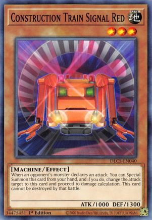 Construction Train Signal Red (DLCS-EN040) - Dragons of Legend: The Complete Series 1st Edition - Premium Yugioh Single from Konami - Just $0.08! Shop now at Game Crave Tournament Store