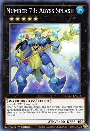 Number 73: Abyss Splash (DLCS-EN042) - Dragons of Legend: The Complete Series 1st Edition - Premium Yugioh Single from Konami - Just $0.08! Shop now at Game Crave Tournament Store