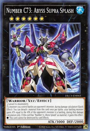Number C73: Abyss Supra Splash (DLCS-EN043) - Dragons of Legend: The Complete Series 1st Edition - Premium Yugioh Single from Konami - Just $0.23! Shop now at Game Crave Tournament Store