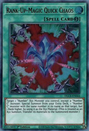Rank-Up-Magic Quick Chaos (DLCS-EN044) - Dragons of Legend: The Complete Series 1st Edition - Premium Yugioh Single from Konami - Just $0.59! Shop now at Game Crave Tournament Store