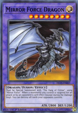 yugioh mirror force cards Game Crave Tournament Store - Mirror Force Dragon (DLCS-EN057)