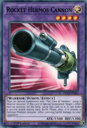 Rocket Hermos Cannon (DLCS-EN061) - Dragons of Legend: The Complete Series 1st Edition - Premium Yugioh Single from Konami - Just $0.25! Shop now at Game Crave Tournament Store