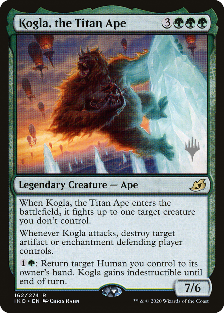 Kogla, the Titan Ape (PIKO-162P) - Ikoria: Lair of Behemoths Promos - Premium MTG Single from Wizards of the Coast - Just $0.52! Shop now at Game Crave Tournament Store