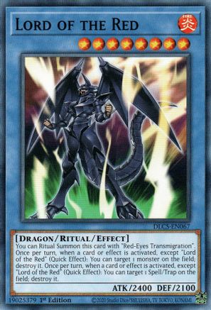 Lord of the Red (DLCS-EN067) - Dragons of Legend: The Complete Series 1st Edition - Premium Yugioh Single from Konami - Just $1.08! Shop now at Game Crave Tournament Store