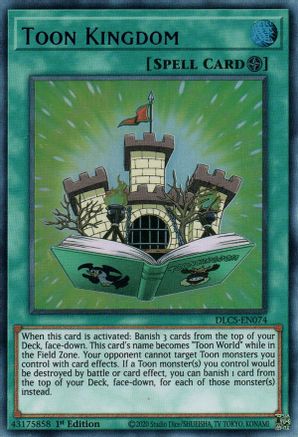 Toon Kingdom (DLCS-EN074) - Dragons of Legend: The Complete Series 1st Edition - Premium Yugioh Single from Konami - Just $5.62! Shop now at Game Crave Tournament Store