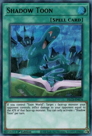 Shadow Toon (DLCS-EN076) - Dragons of Legend: The Complete Series 1st Edition - Premium Yugioh Single from Konami - Just $0.78! Shop now at Game Crave Tournament Store