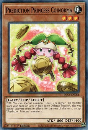 Prediction Princess Coinorma (DLCS-EN081) - Dragons of Legend: The Complete Series 1st Edition - Premium Yugioh Single from Konami - Just $0.25! Shop now at Game Crave Tournament Store