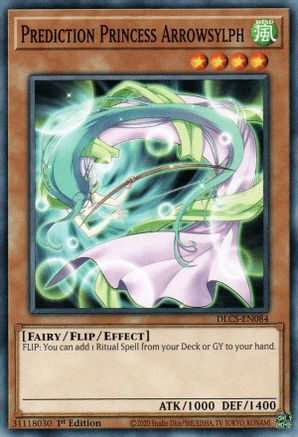 Prediction Princess Arrowsylph (DLCS-EN084) - Dragons of Legend: The Complete Series 1st Edition - Premium Yugioh Single from Konami - Just $0.25! Shop now at Game Crave Tournament Store